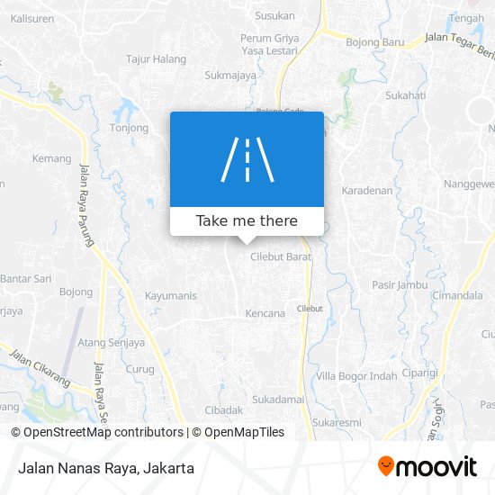 Jalan Nanas Raya map