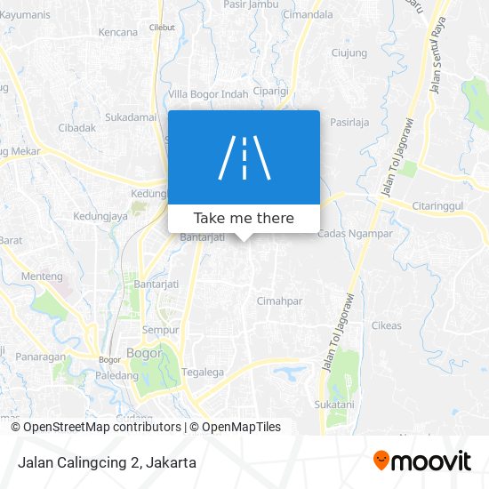 Jalan Calingcing 2 map