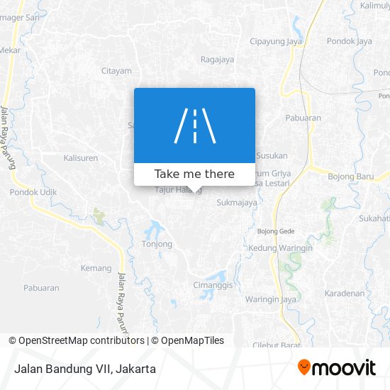 Jalan Bandung VII map