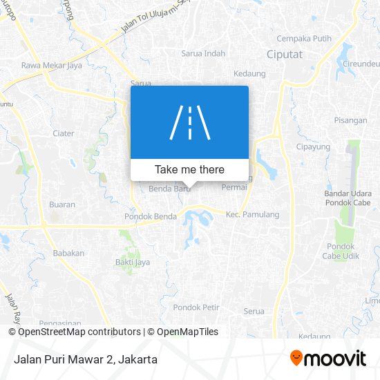 Jalan Puri Mawar 2 map