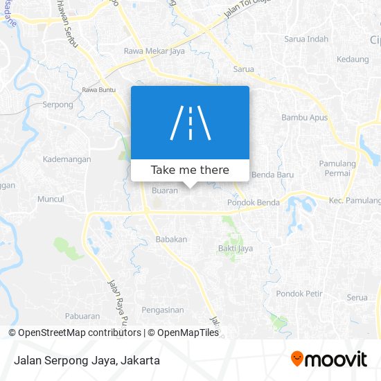 Jalan Serpong Jaya map