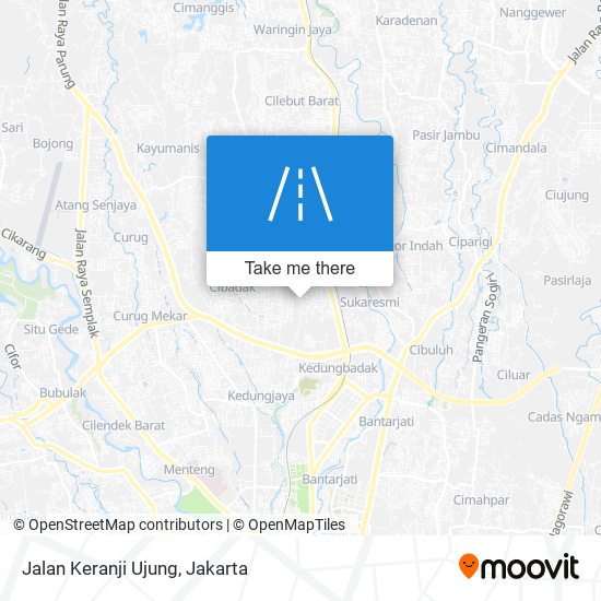 Jalan Keranji Ujung map