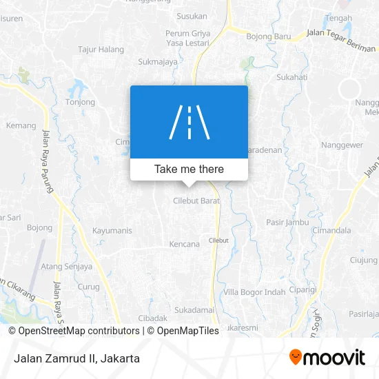 Jalan Zamrud II map
