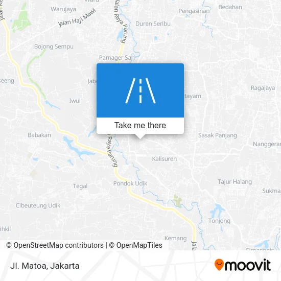 Jl. Matoa map