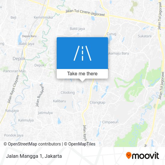 Jalan Mangga 1 map