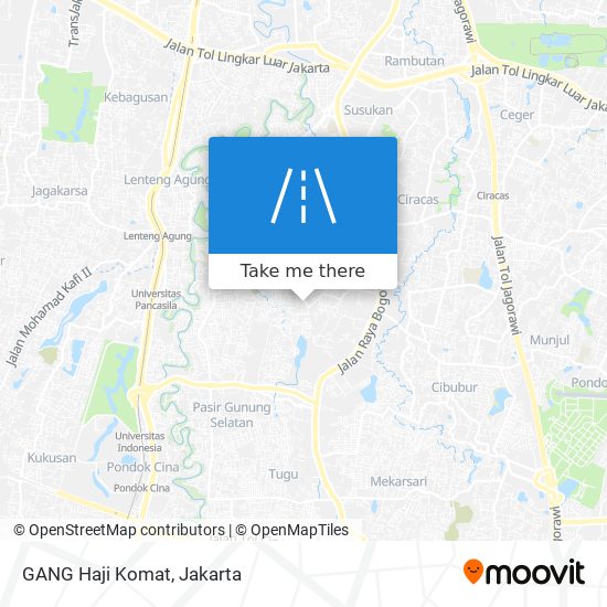 GANG Haji Komat map