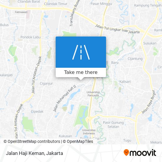 Jalan Haji Keman map