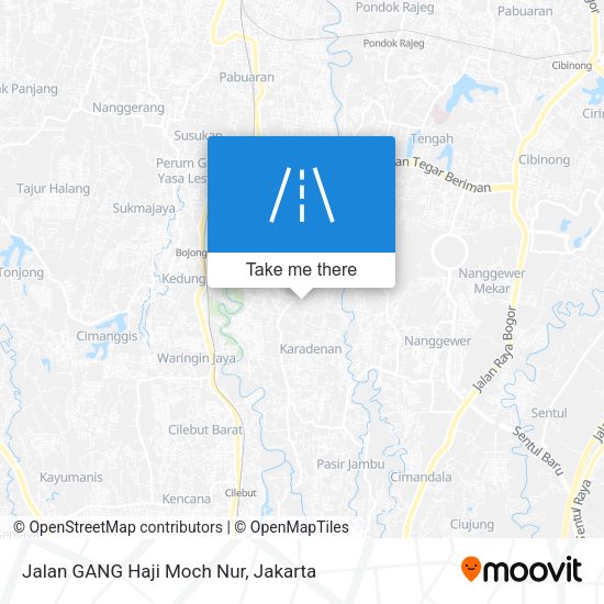 Jalan GANG Haji Moch Nur map