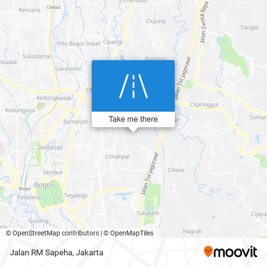 Jalan RM Sapeha map