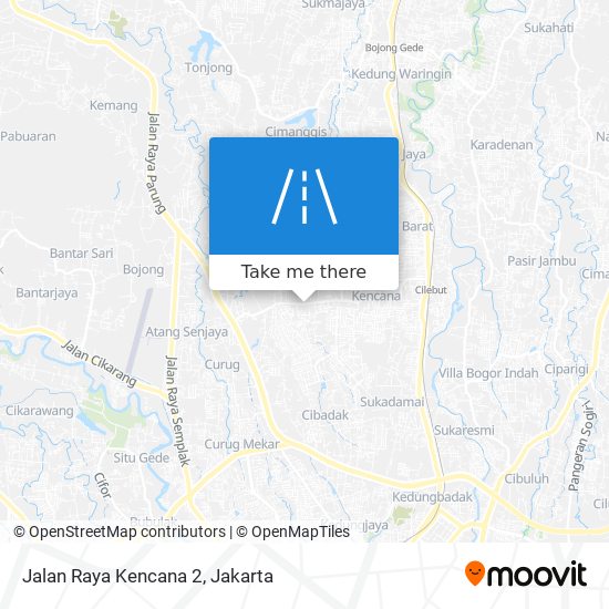 Jalan Raya Kencana 2 map