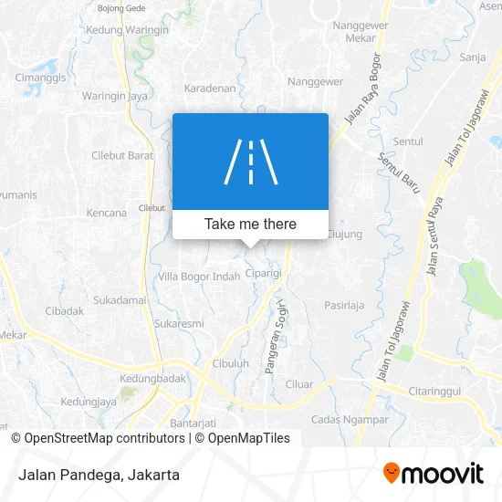 Jalan Pandega map