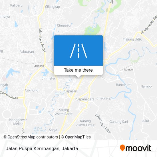 Jalan Puspa Kembangan map