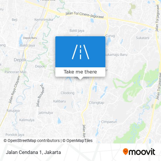 Jalan Cendana 1 map