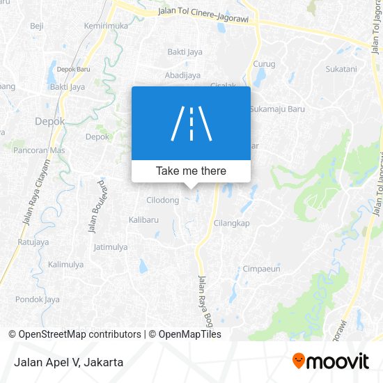 Jalan Apel V map