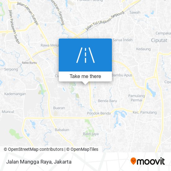 Jalan Mangga Raya map