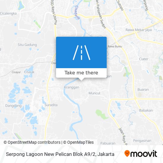 Serpong Lagoon New Pelican Blok A9 / 2 map