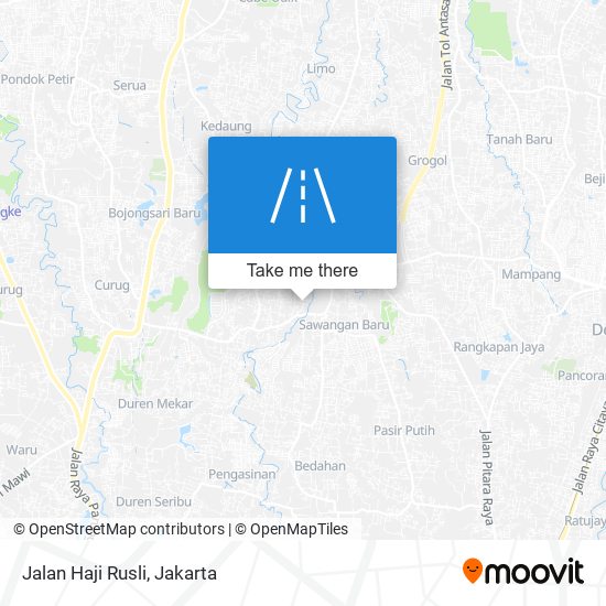 Jalan Haji Rusli map