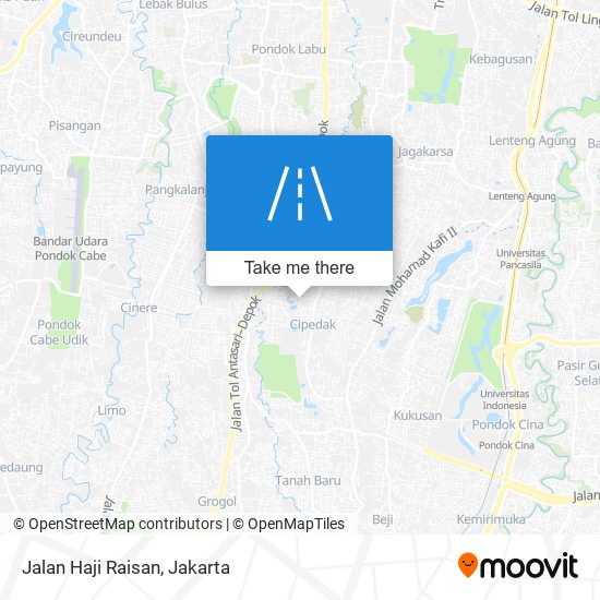 Jalan Haji Raisan map