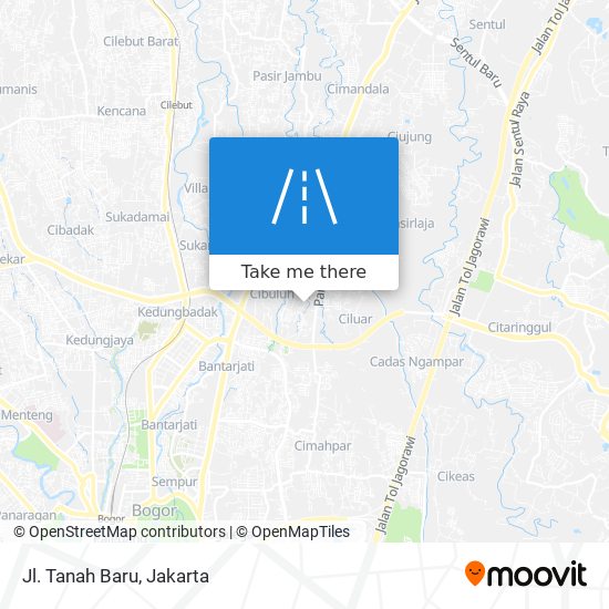 Jl. Tanah Baru map