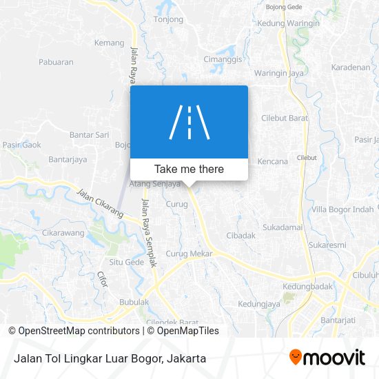 Jalan Tol Lingkar Luar Bogor map