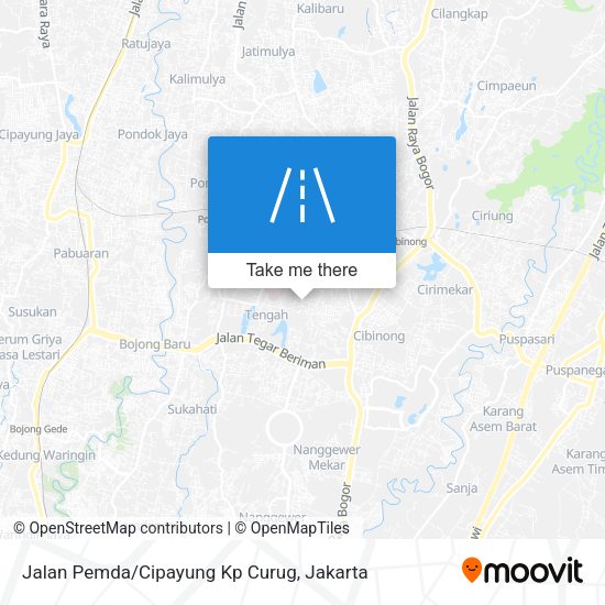 Jalan Pemda/Cipayung Kp Curug map
