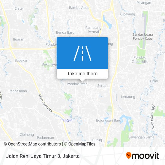 Jalan Reni Jaya Timur 3 map