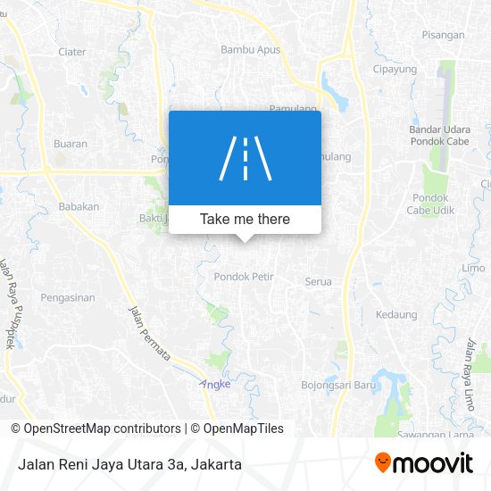 Jalan Reni Jaya Utara 3a map