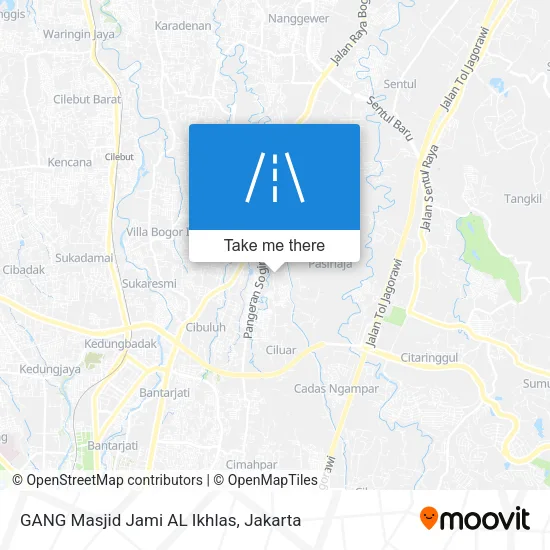 GANG Masjid Jami AL Ikhlas map