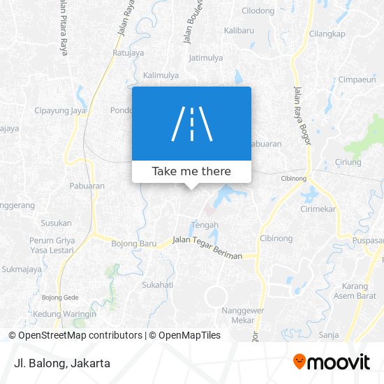 Jl. Balong map