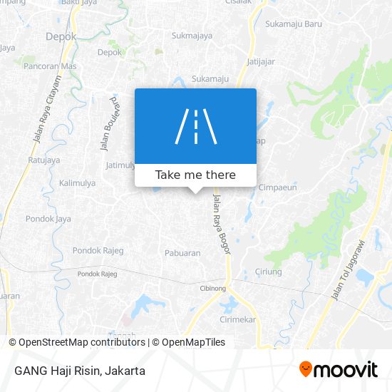 GANG Haji Risin map