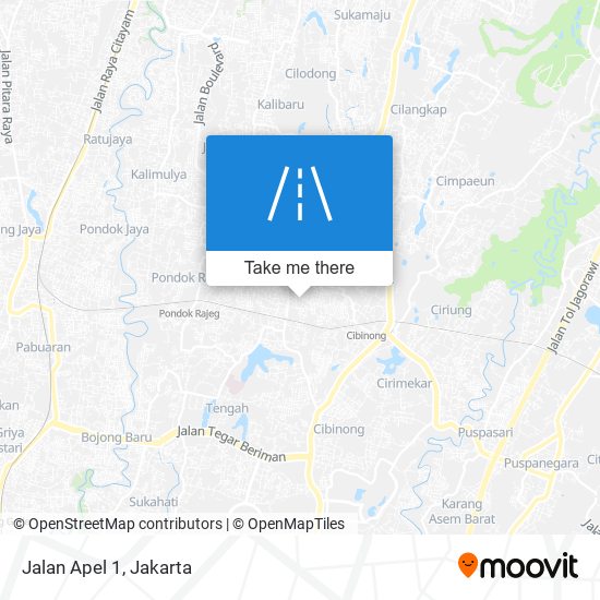 Jalan Apel 1 map