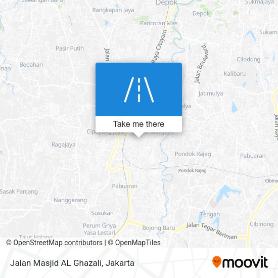 Jalan Masjid AL Ghazali map