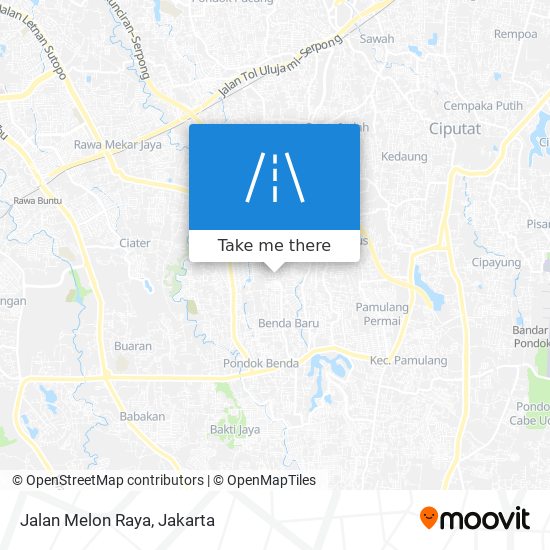 Jalan Melon Raya map