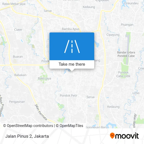 Jalan Pinus 2 map