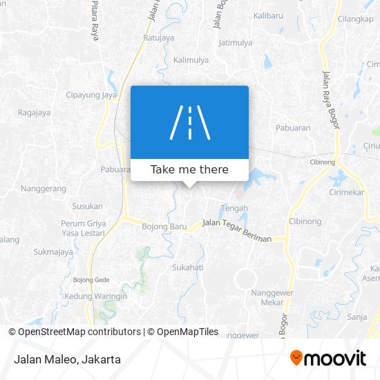 Jalan Maleo map