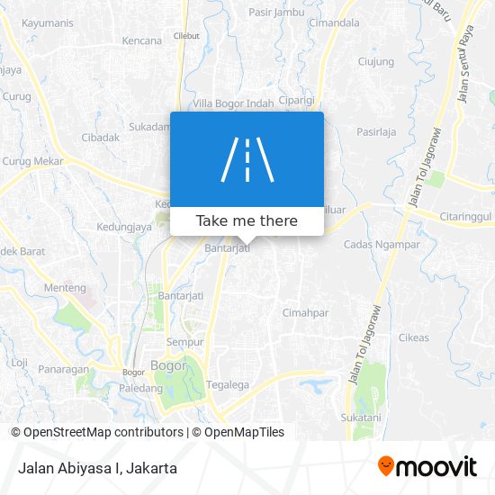 Jalan Abiyasa I map