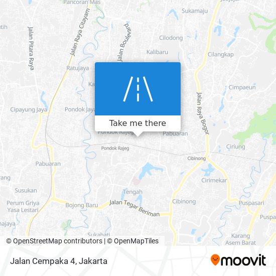 Jalan Cempaka 4 map