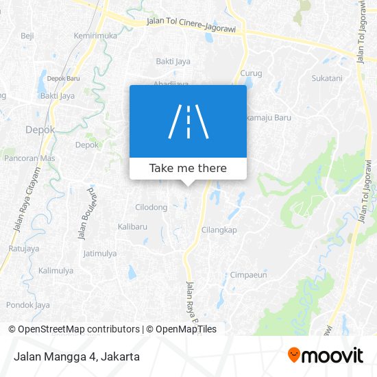 Jalan Mangga 4 map