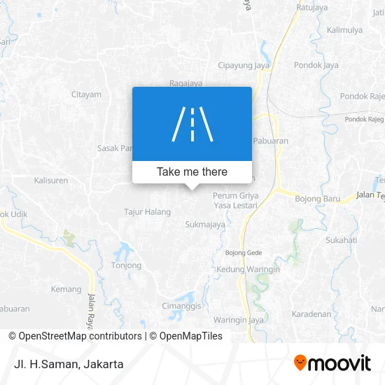 Jl. H.Saman map