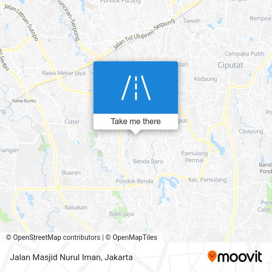 Jalan Masjid Nurul Iman map