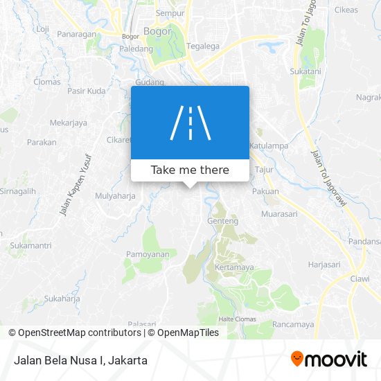 Jalan Bela Nusa I map