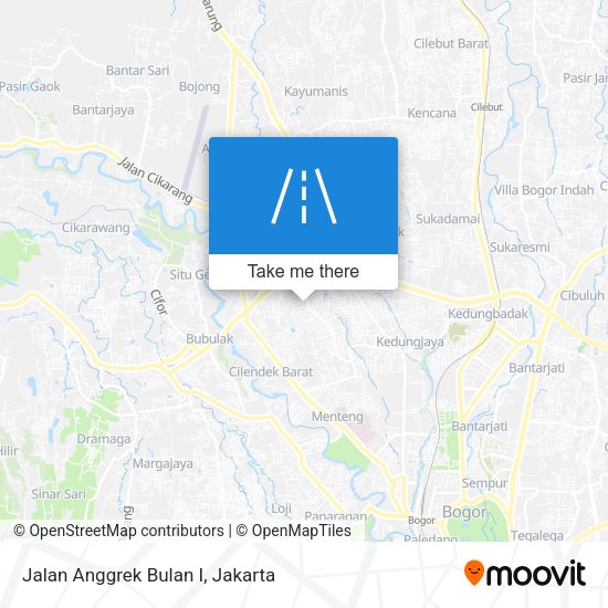 Jalan Anggrek Bulan I map