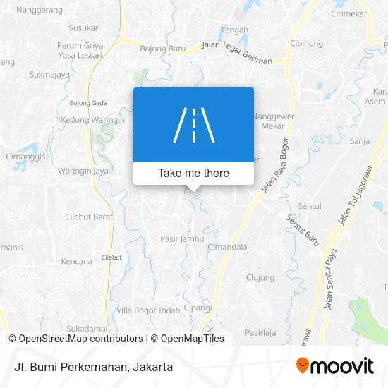 Jl. Bumi Perkemahan map