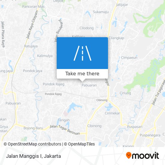 Jalan Manggis I map