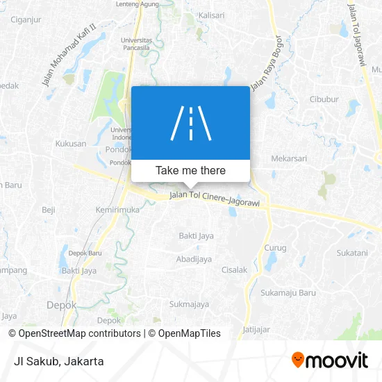 Jl Sakub map