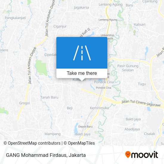 GANG Mohammad Firdaus map