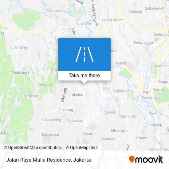 Jalan Raya Mulia Residence map