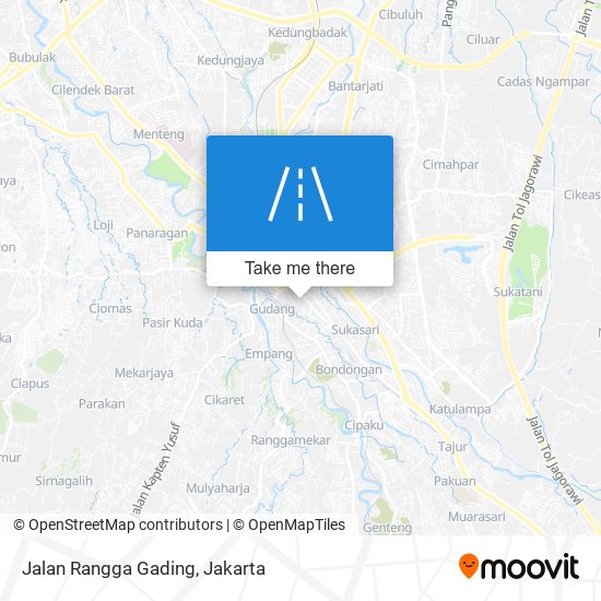 Jalan Rangga Gading map