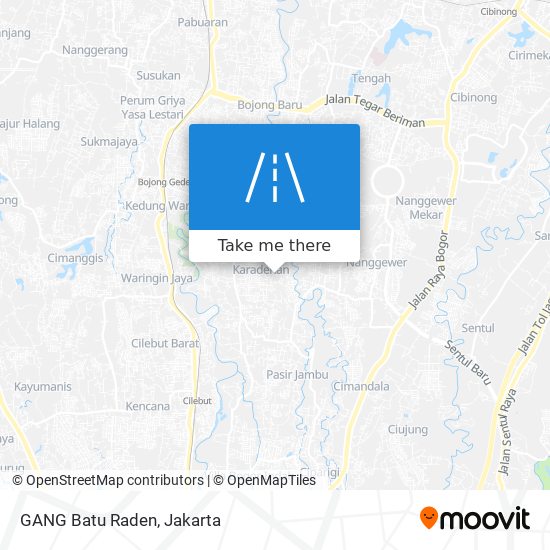 GANG Batu Raden map