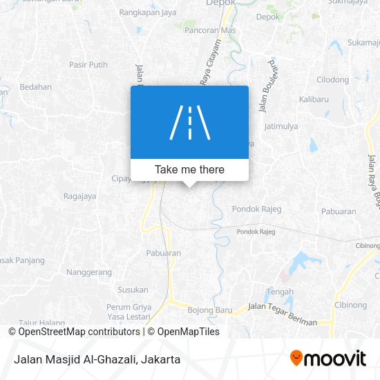 Jalan Masjid Al-Ghazali map